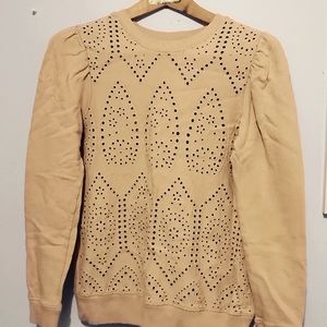 *Host Pick* ZARA Sweatshirt with Eyelet Motif